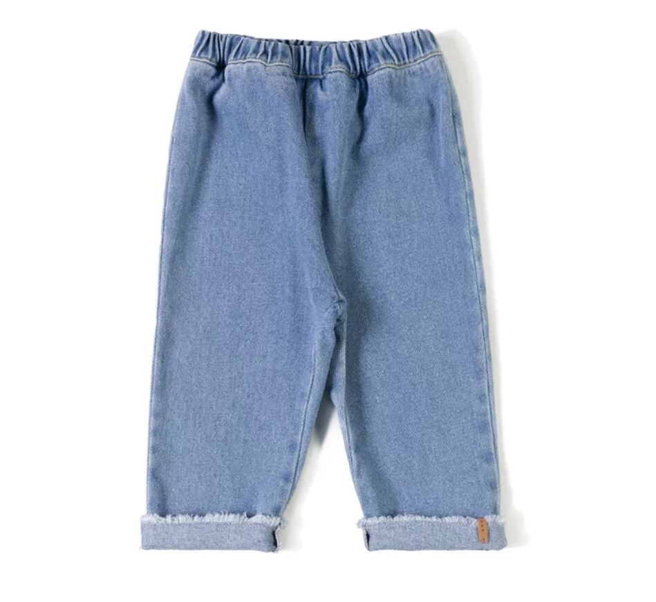 NIXNUT 不修邊牛仔長褲 Stic Pants Jeans