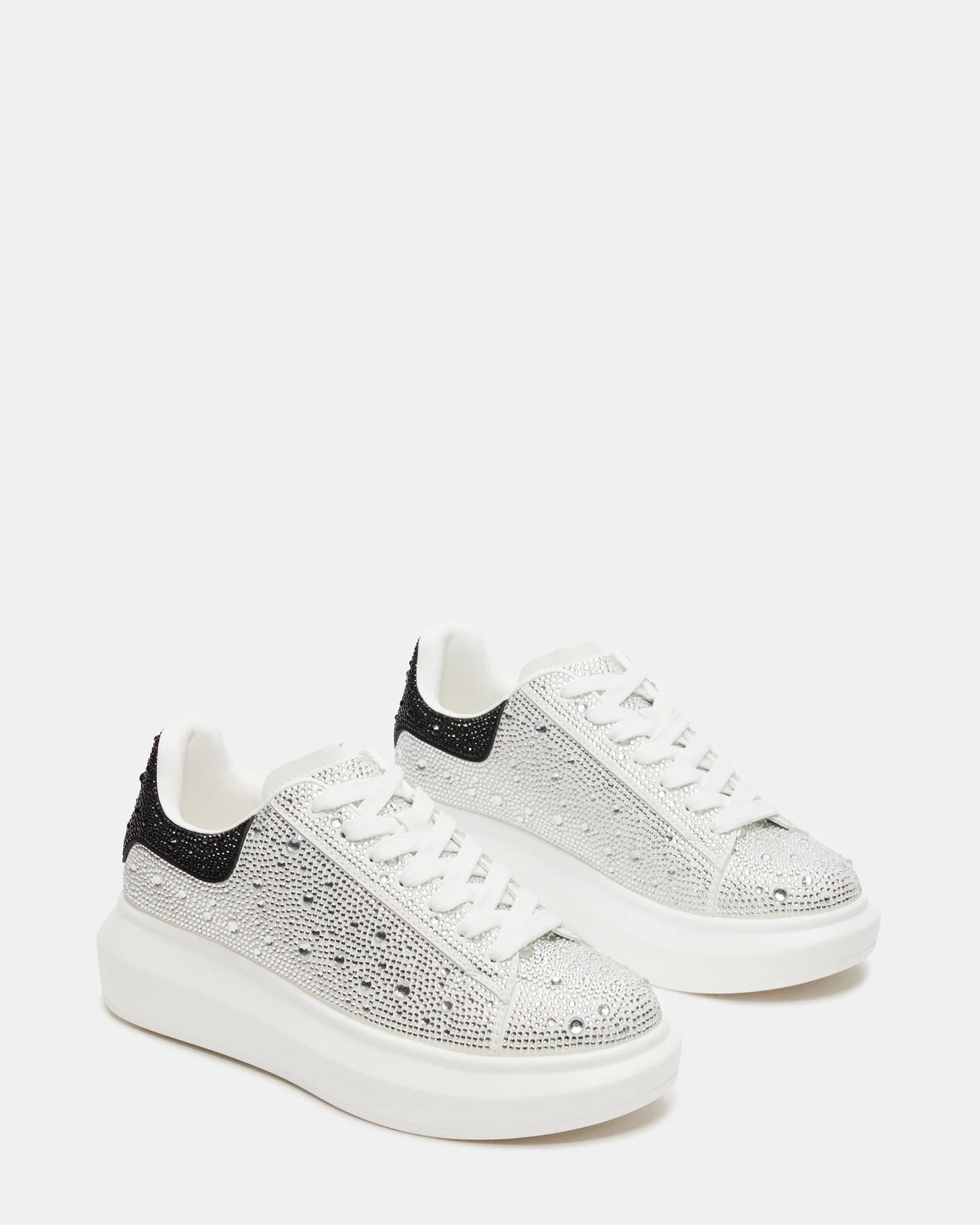 [S] STEVE MADDEN GASP RHINESTONE SNEAKER,SILVER MULTI, GASP04S1060060-SILVERMULTI [FINAL SALE] (SSM262)