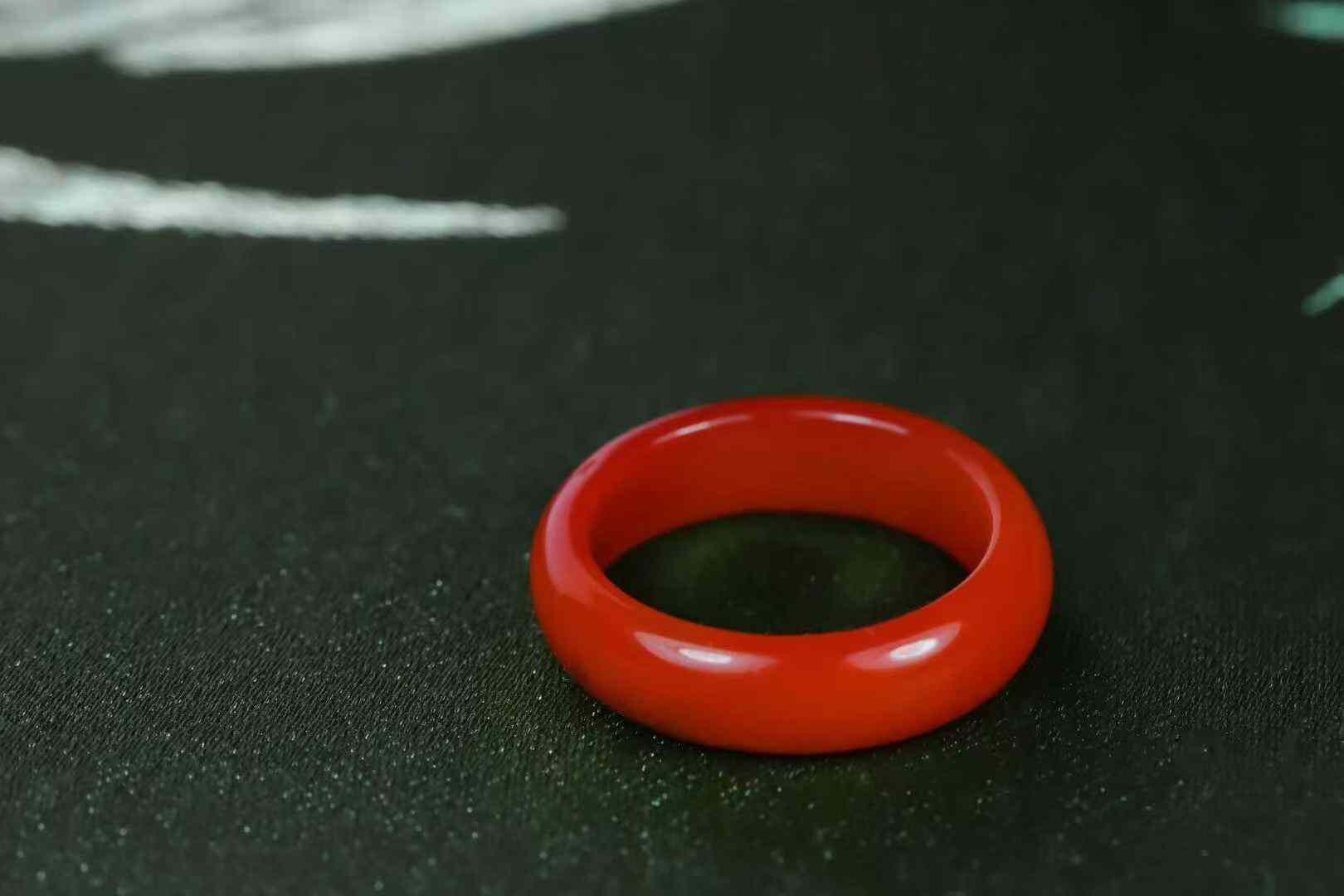 南紅玉指環 (內徑 16mm),天然南紅瑪瑙