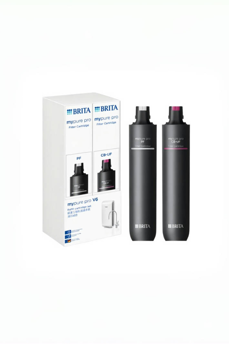 【德國BRITA】適用mypure pro V6|超濾濾芯組｜每年更換