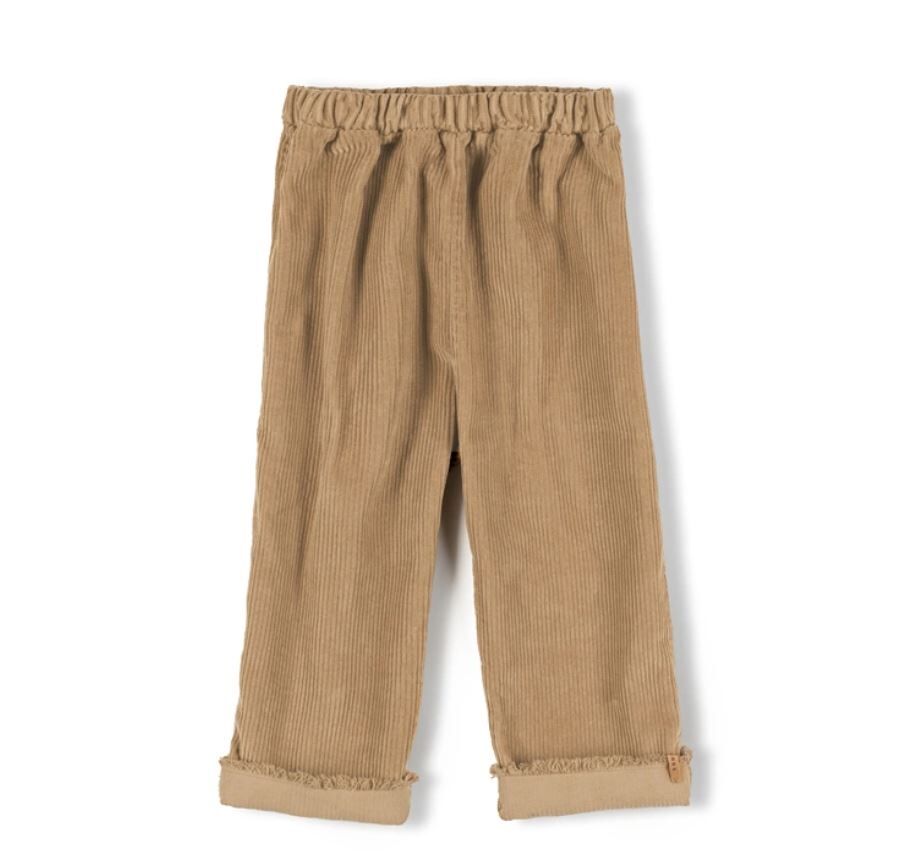 NIXNUT 不修邊燈芯絨長褲 Stic Pants Biscuit