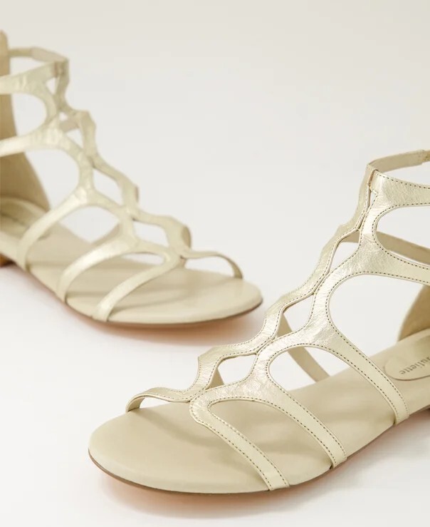 [S] STEVE MADDEN MOROCCO HIGH CUT SANDALS,BONE, MORO01S1-BONE [FINAL SALE] (SSM112)