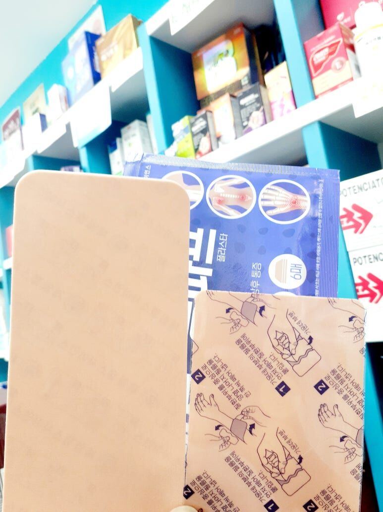 (預購商品 10/1收單) 韓國小企鵝藥局專賣長方形24小時安撫痠痛貼片6片