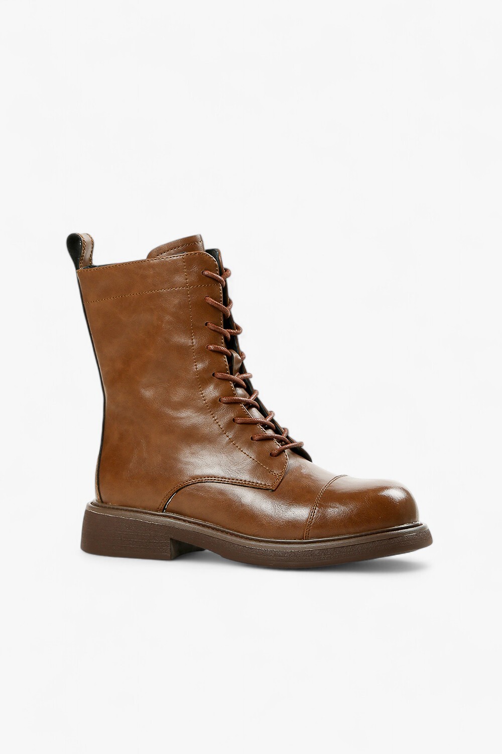 MilitaryZip 軍飾風拉鍊短靴