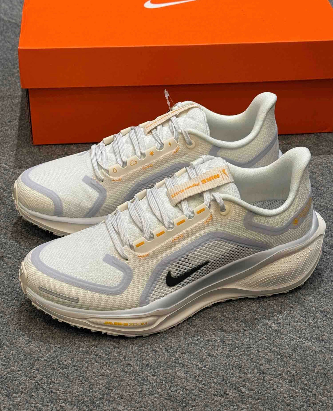 女鞋 NIKE W PEGASUS 41 GTX 米橘 防水 GORE-TEX 緩震 小飛馬 慢跑鞋 運動鞋【FQ1357-102】