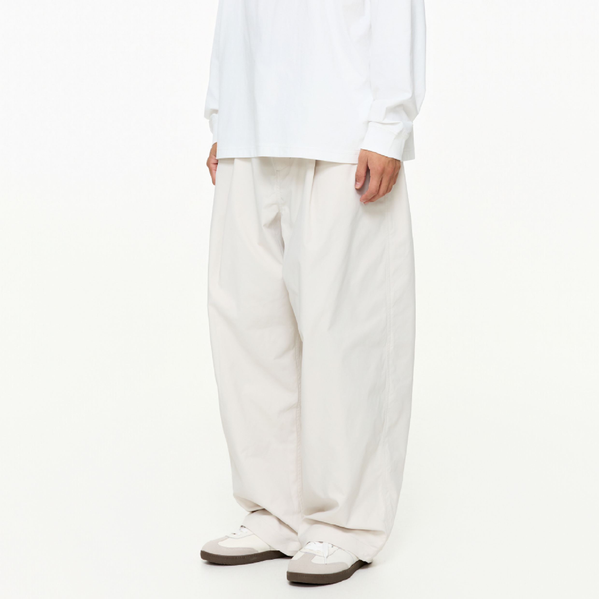 PIN SKTBS Wide-Leg Curved Pants 闊腿彎刀褲 [P-P22]