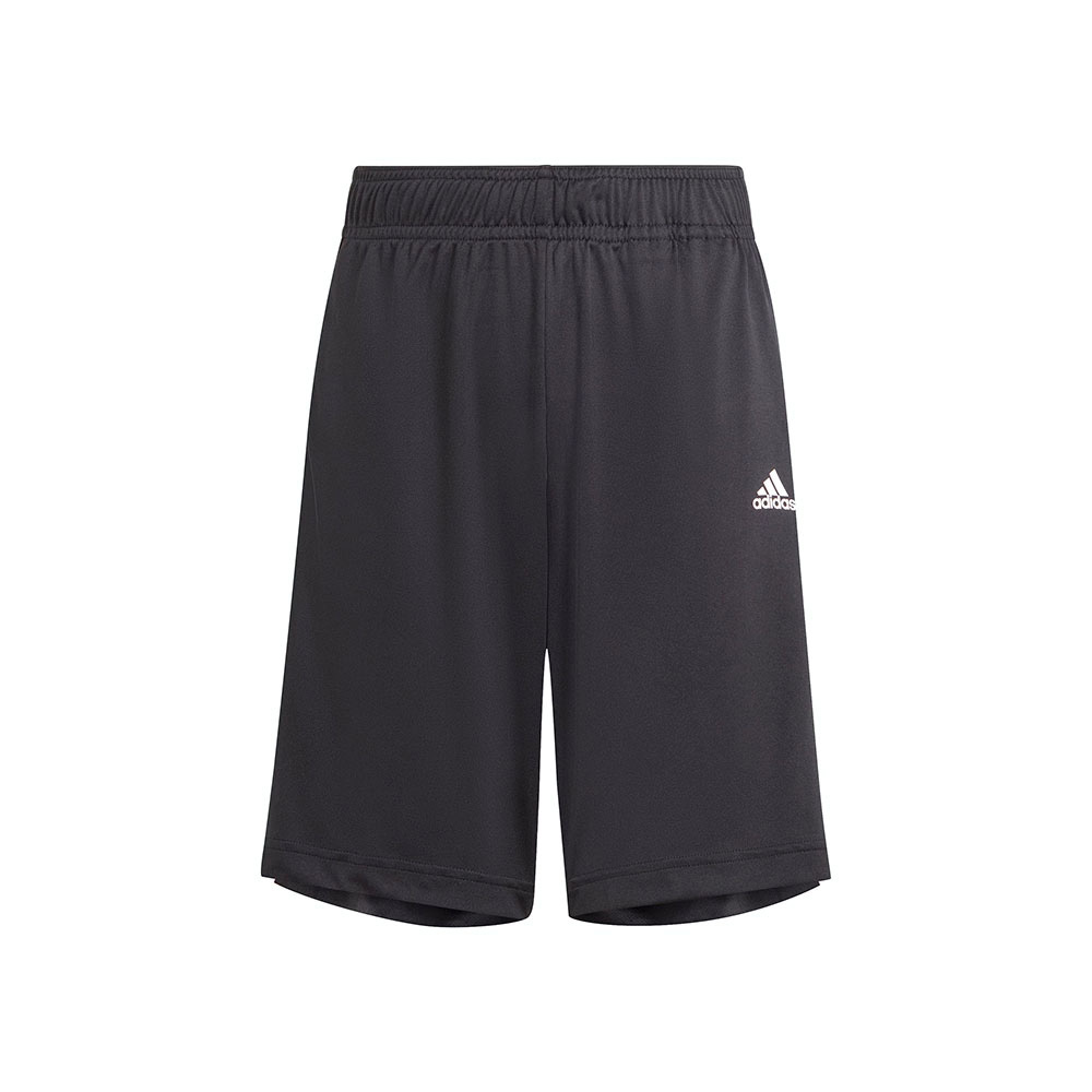 Adidas J Sere Sho 大童 黑色 亞規 吸濕 排汗 彈性腰頭 休閒 運動 短褲 IN0648