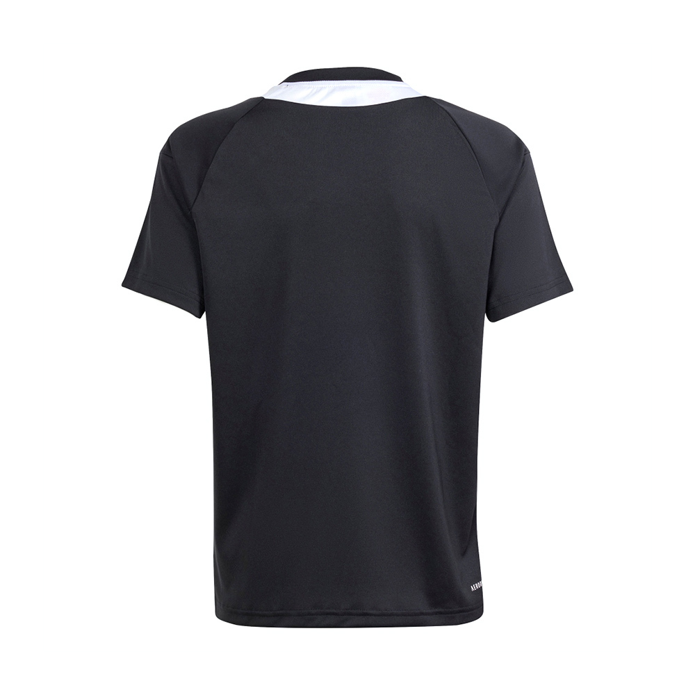 Adidas J Sere T 大童 黑色 亞規 吸濕 排汗 舒適 休閒 運動 短袖 IS0329