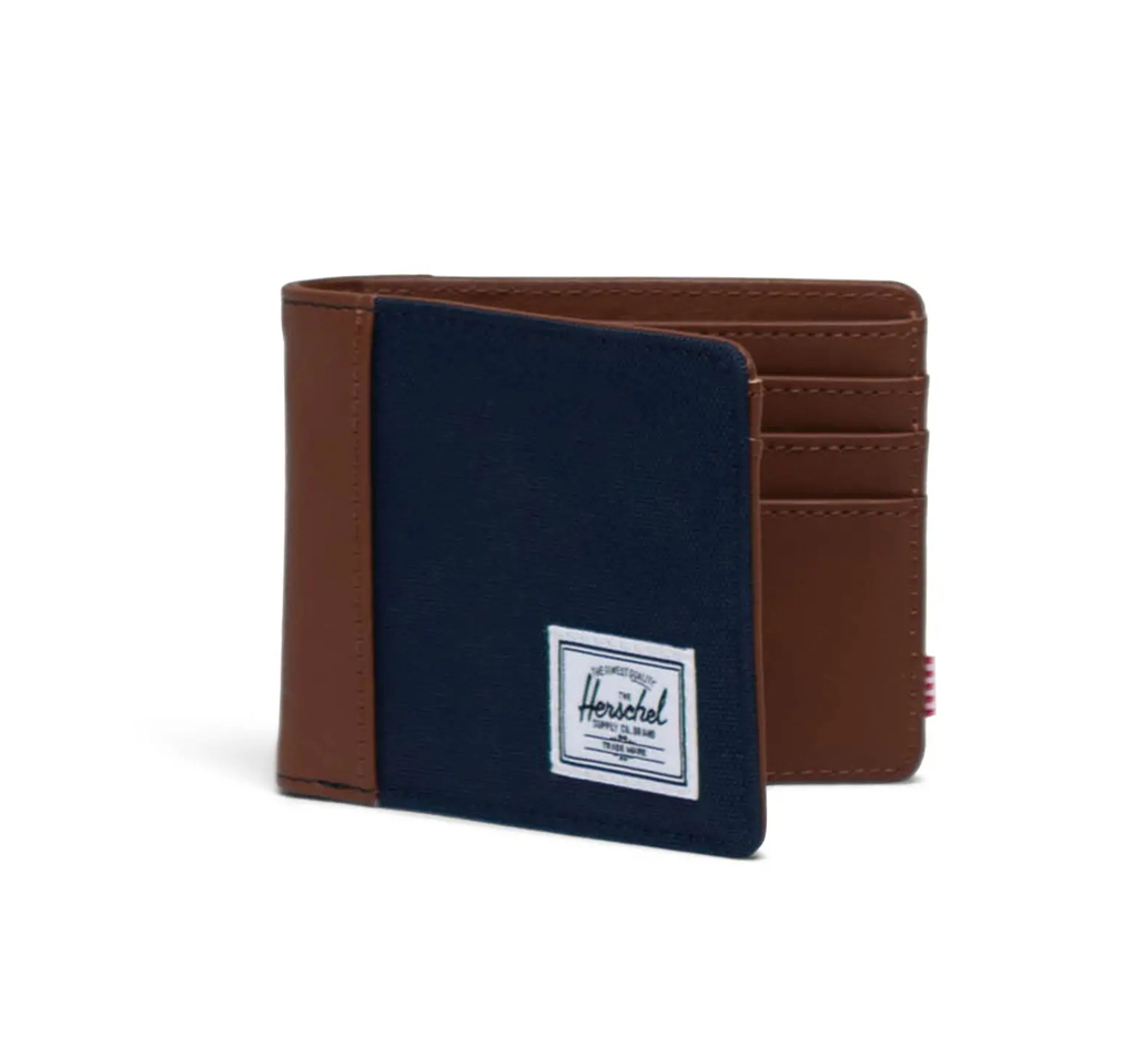 Herschel Hank Wallet  - Navy/Tan