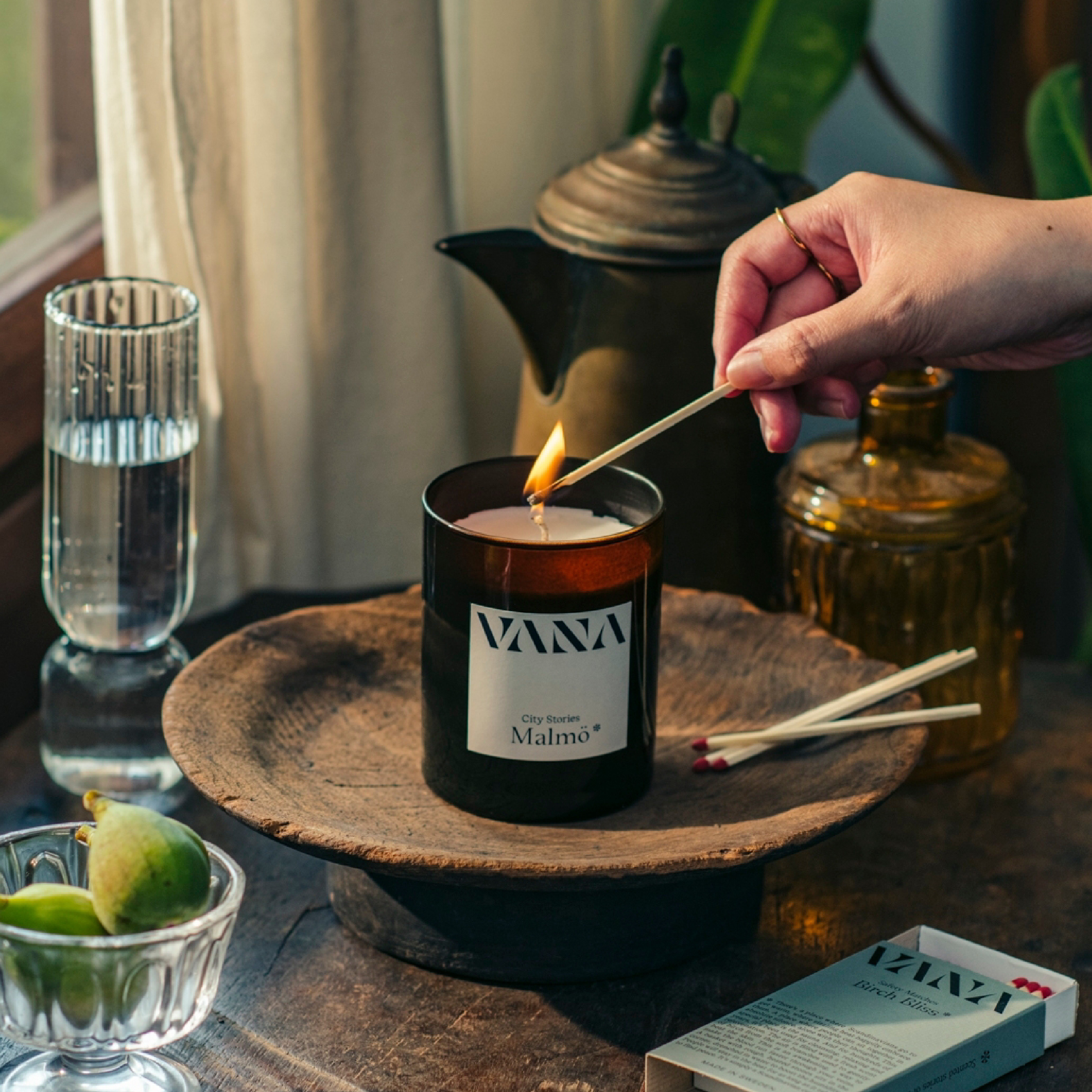 Vana Candles Sweden 6種セット(キャンドルウォーマー付き) VANA| Natural Candles, Warmers & Body Care