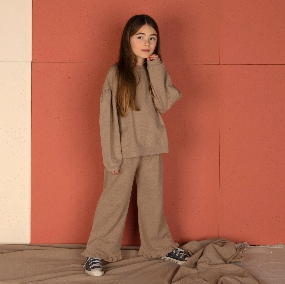 NIXNUT 花苞壓褶寬褲 Yuk Pants Pebble