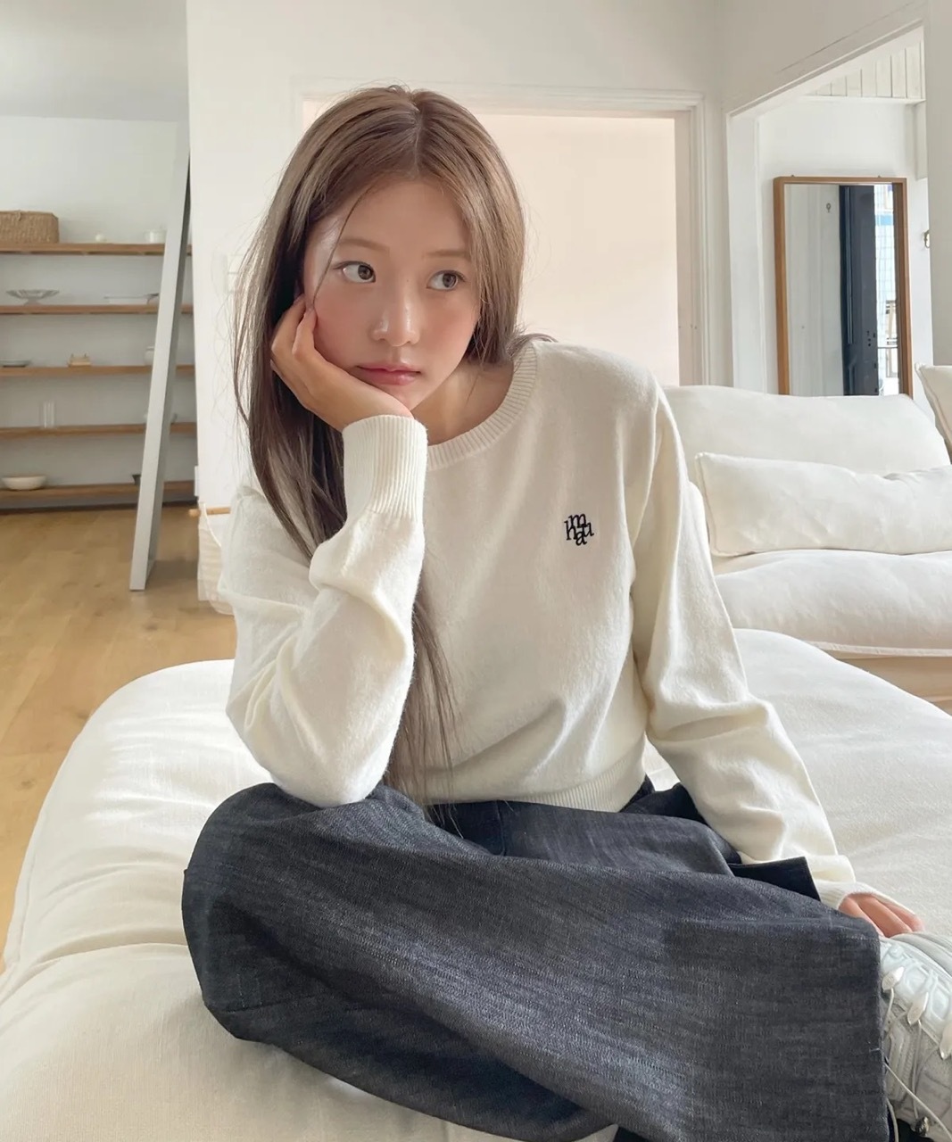 🇰🇷 MUAHMUAH 短版 針織衣 毛衣 長袖 女款 / 預購