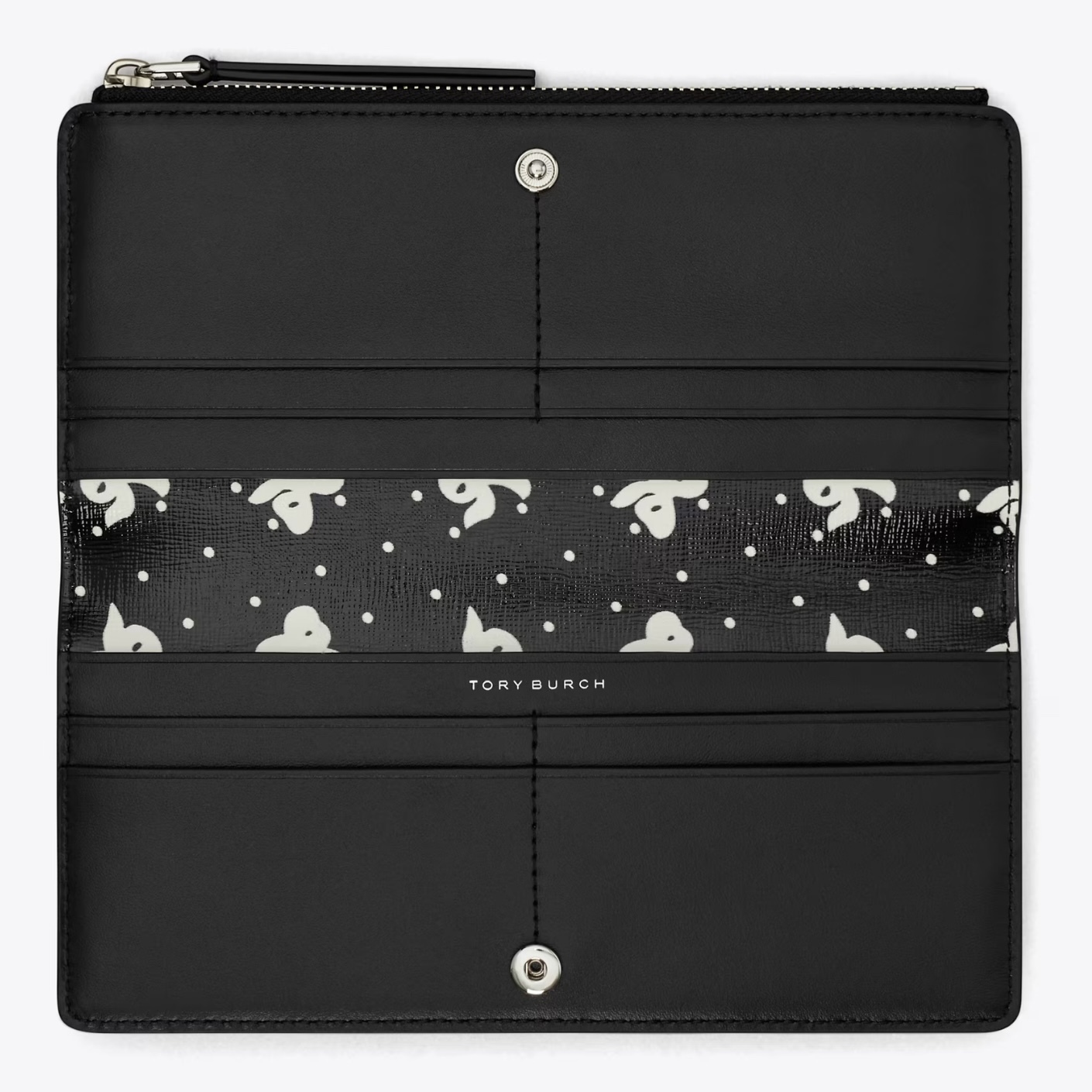 Tory Burch - Robinson 薄款對摺長銀包 (蝴蝶結印花) (166030)