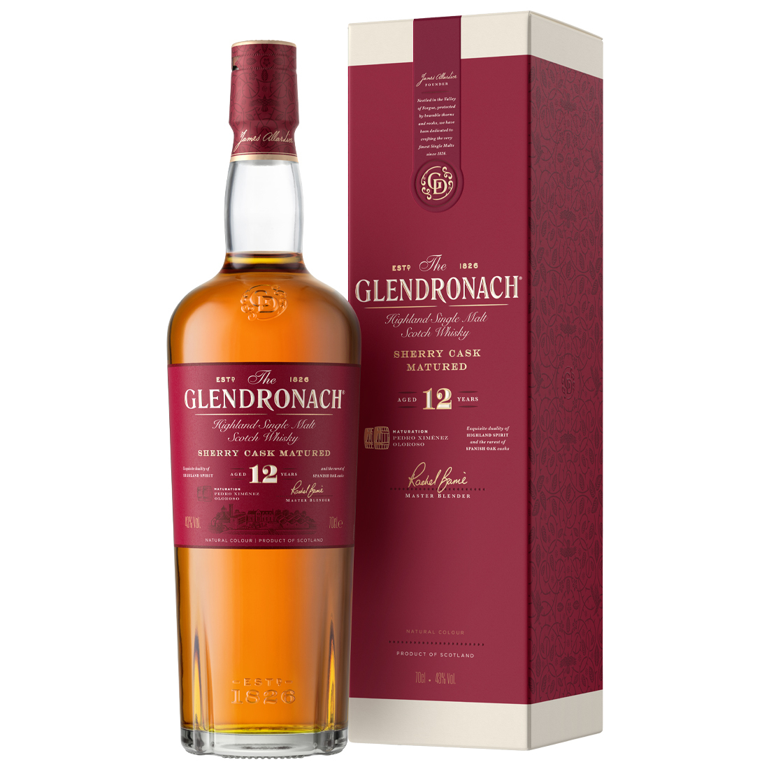 格蘭多納12年單一純麥威士忌 Glendronach 12 Years Single Malt Whisky