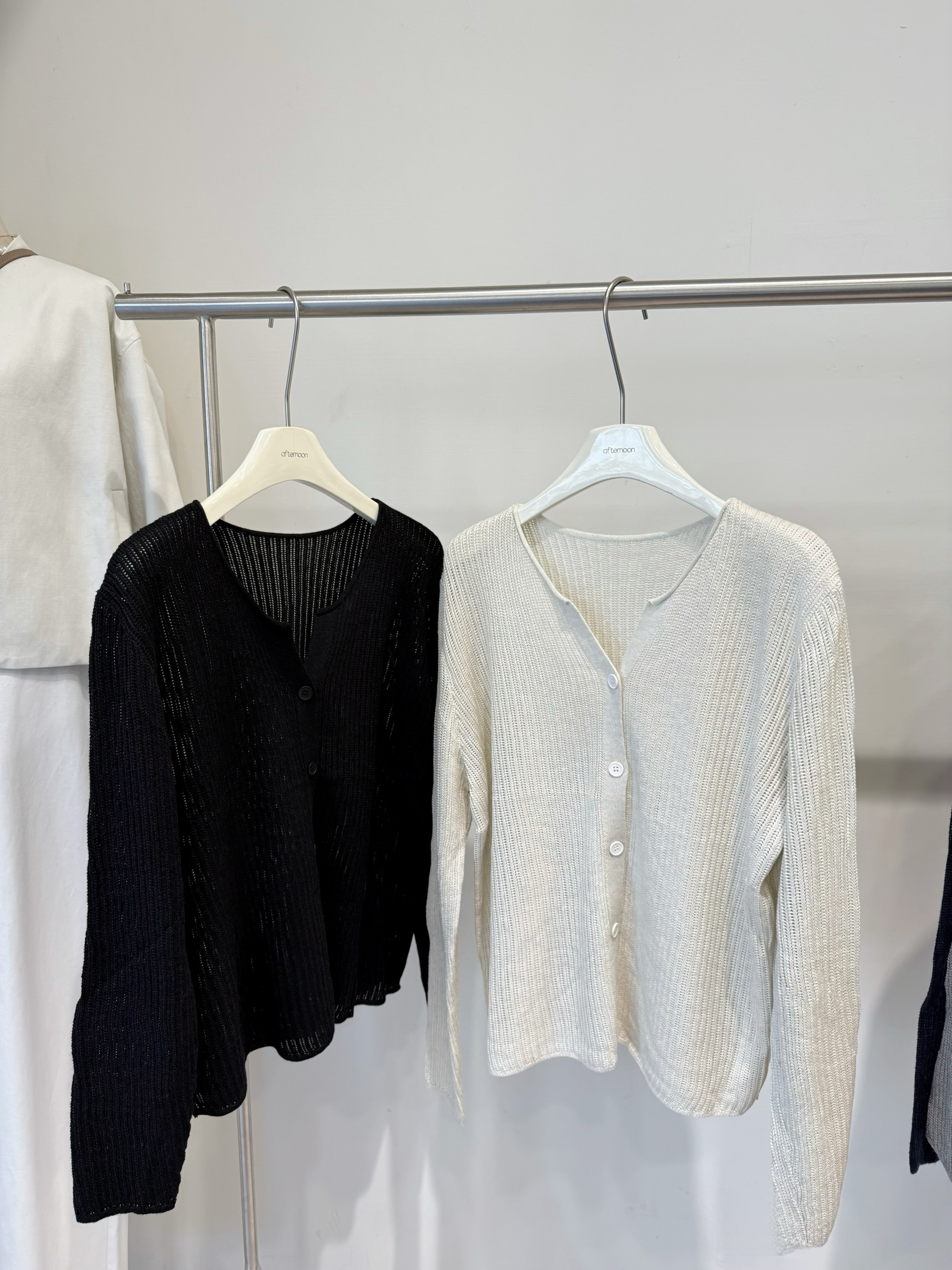 6610 小v領針織罩衫外套