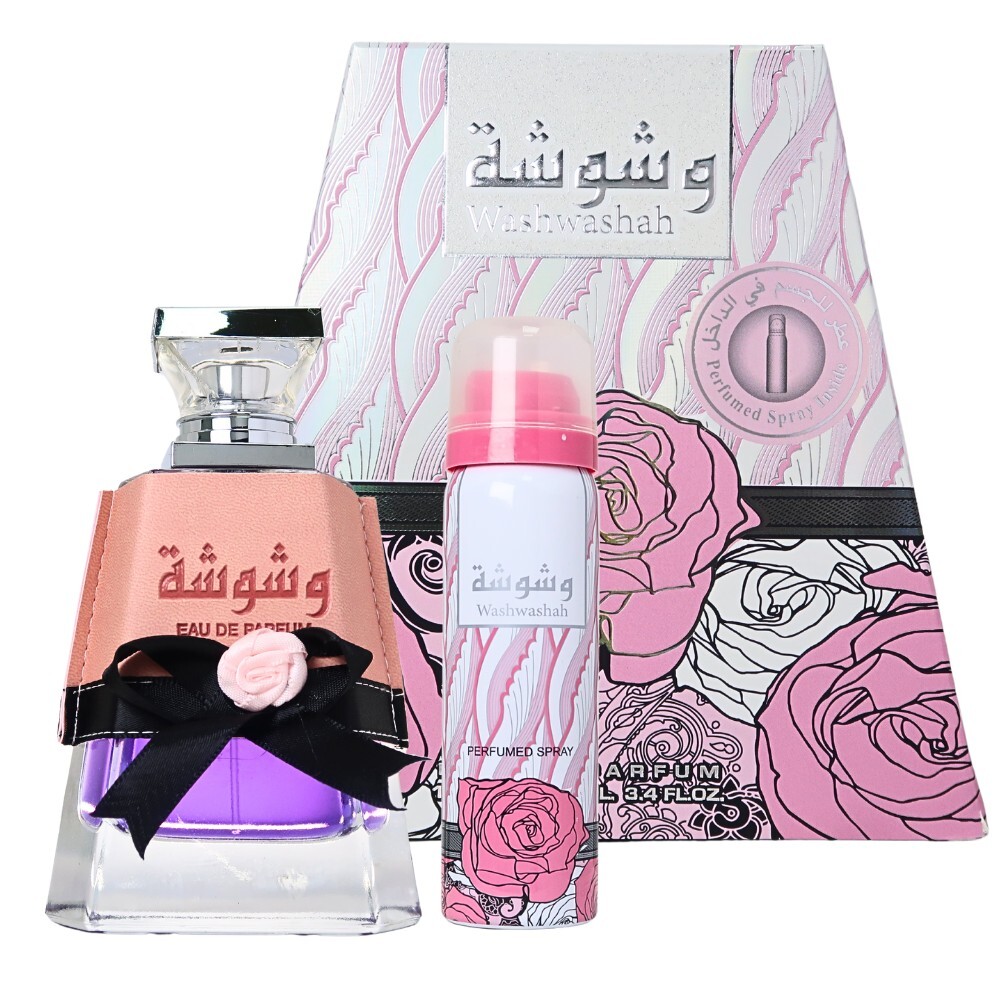 Lattafa Washwasha 華莎淡香精 EDP 100ml 禮盒（含香氛噴霧50ml）