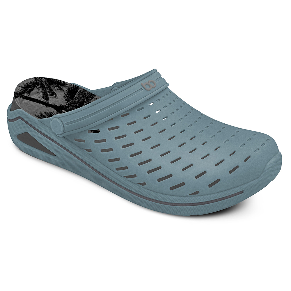 【 BOAONDA 】巴西原創設計 | BRAVE 002 (NIMBUS-GRAFITE/TROPICAL) 休閒半拖 男鞋