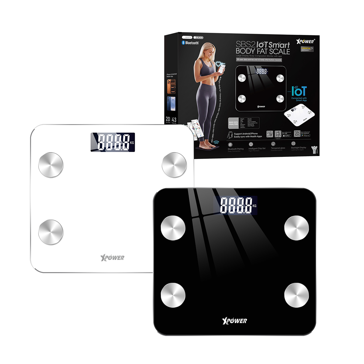 XPower SBS2 第2代IOT 智能脂肪磅