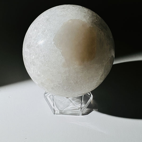 水晶瑪瑙球ø60+｜磁場淨化與平衡｜果石Fruition Mine