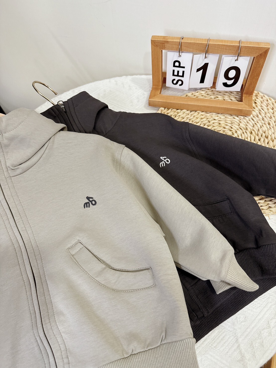 NH6555兩色太空棉連帽外套A37