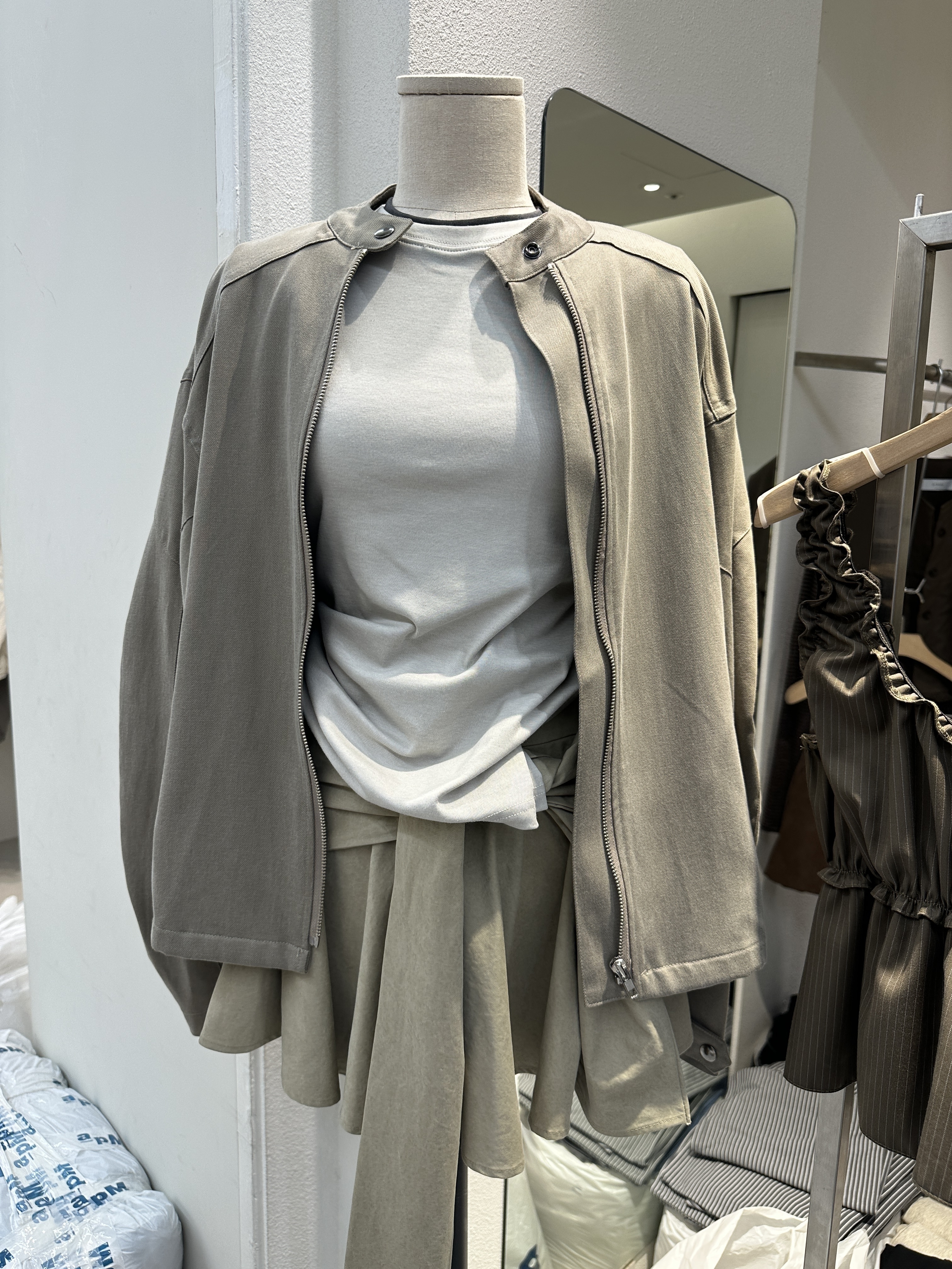 正韓簡約時髦飛行夾克