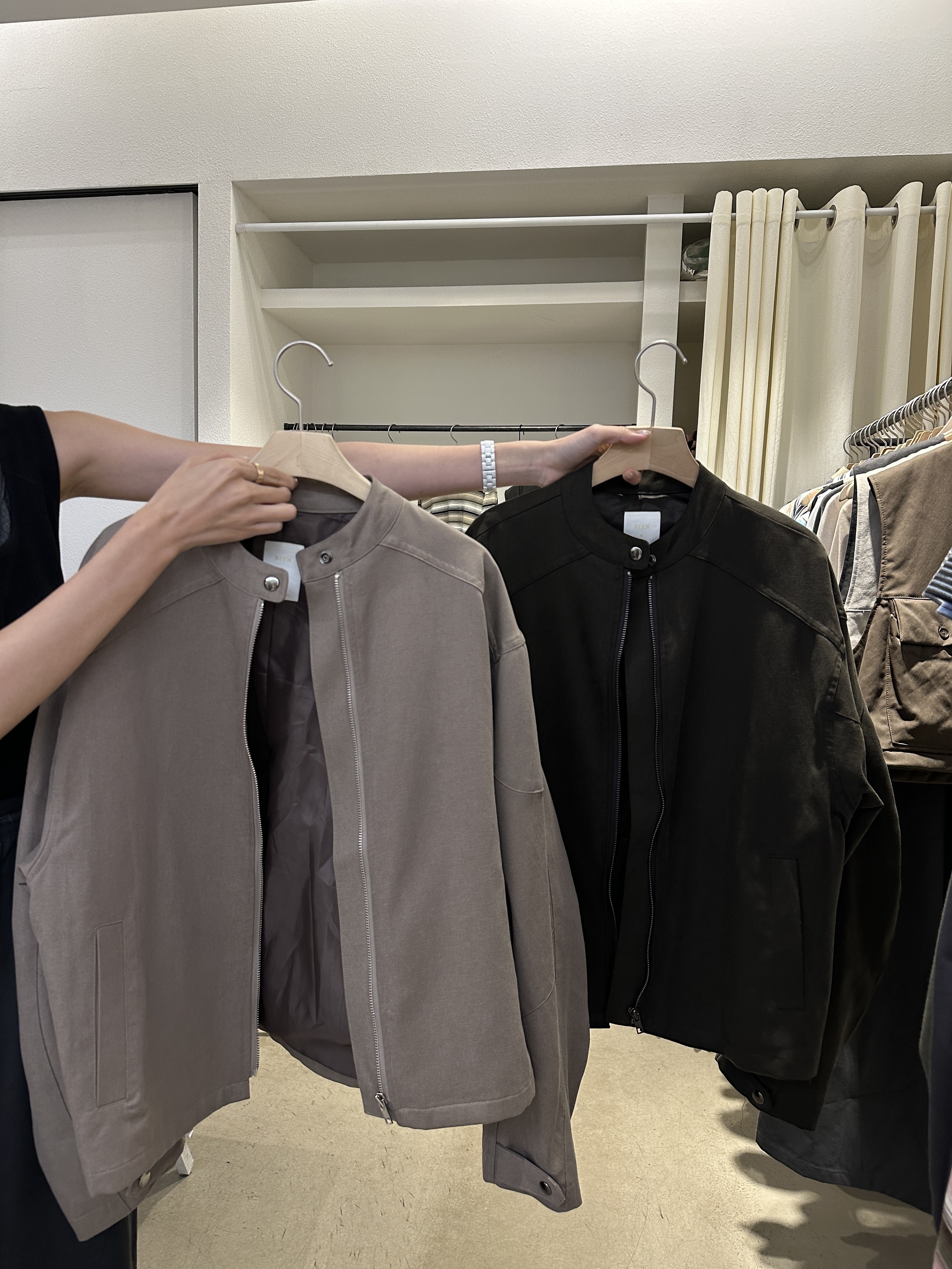 正韓簡約時髦飛行夾克