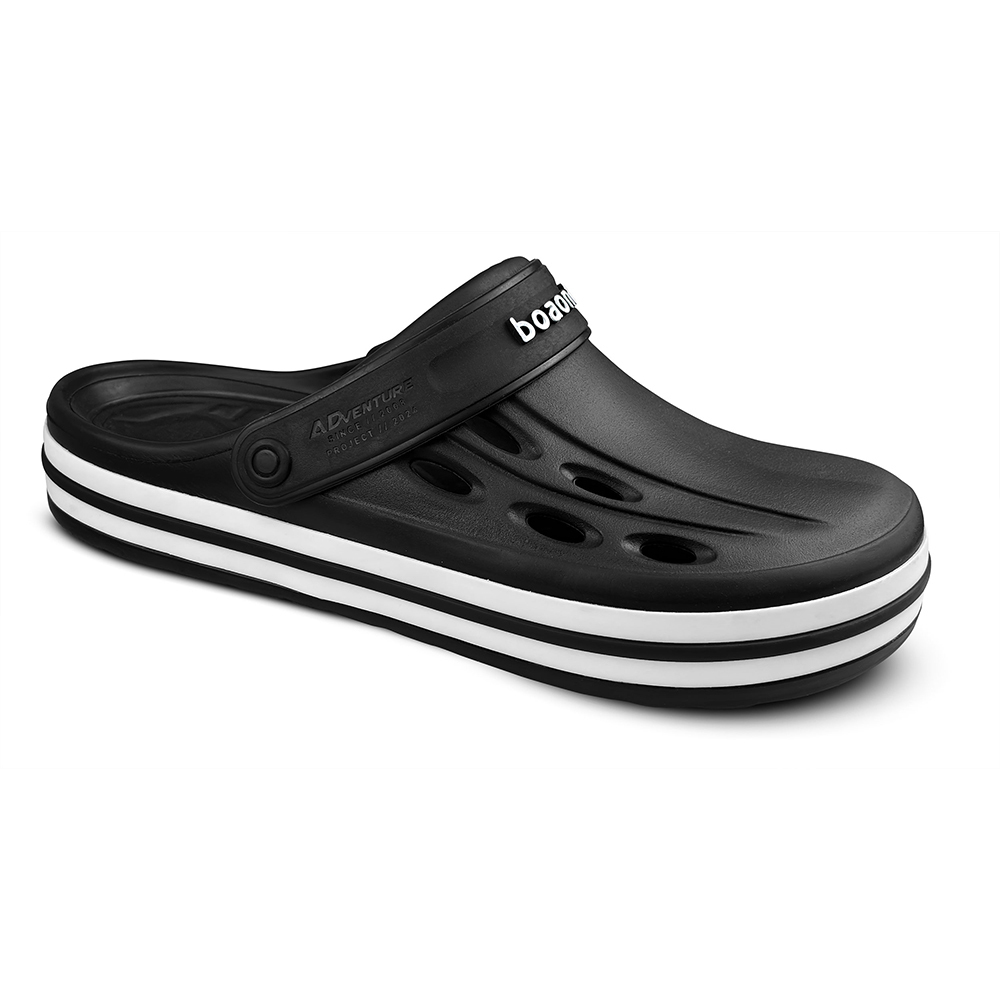 【 BOAONDA 】巴西原創設計 | STAR 001 (PRETO/BRANCO) 休閒男鞋