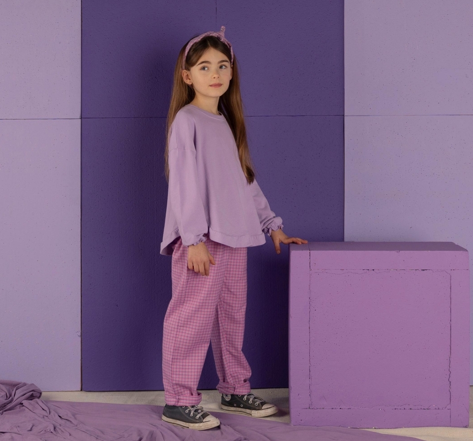 NIXNUT 微壓褶側開衩長袖上衣 Ruffled Sweater Lila