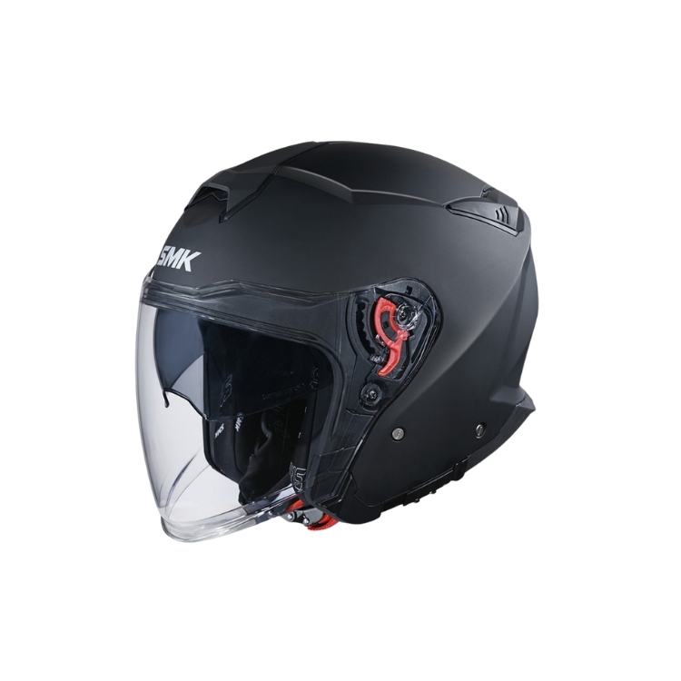 SMK GTJ 3/4安全帽 Black MA 200 霧面黑