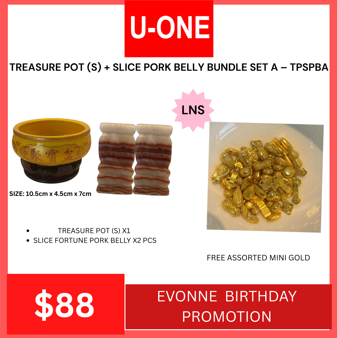 TREASURE POT (S) + SLICE PORK BELLY  BUNDLE SET A – TPSPBA