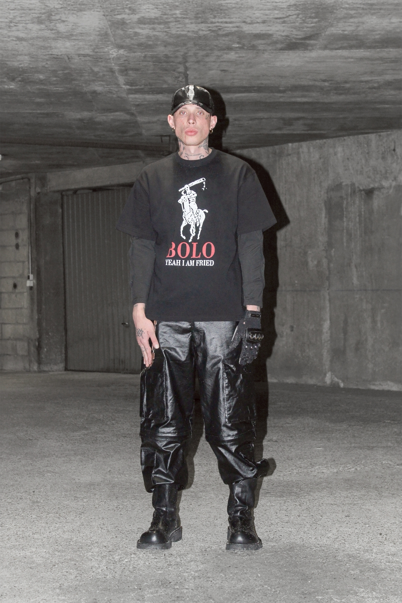 Bornrich｜Bolo Tee (Black)