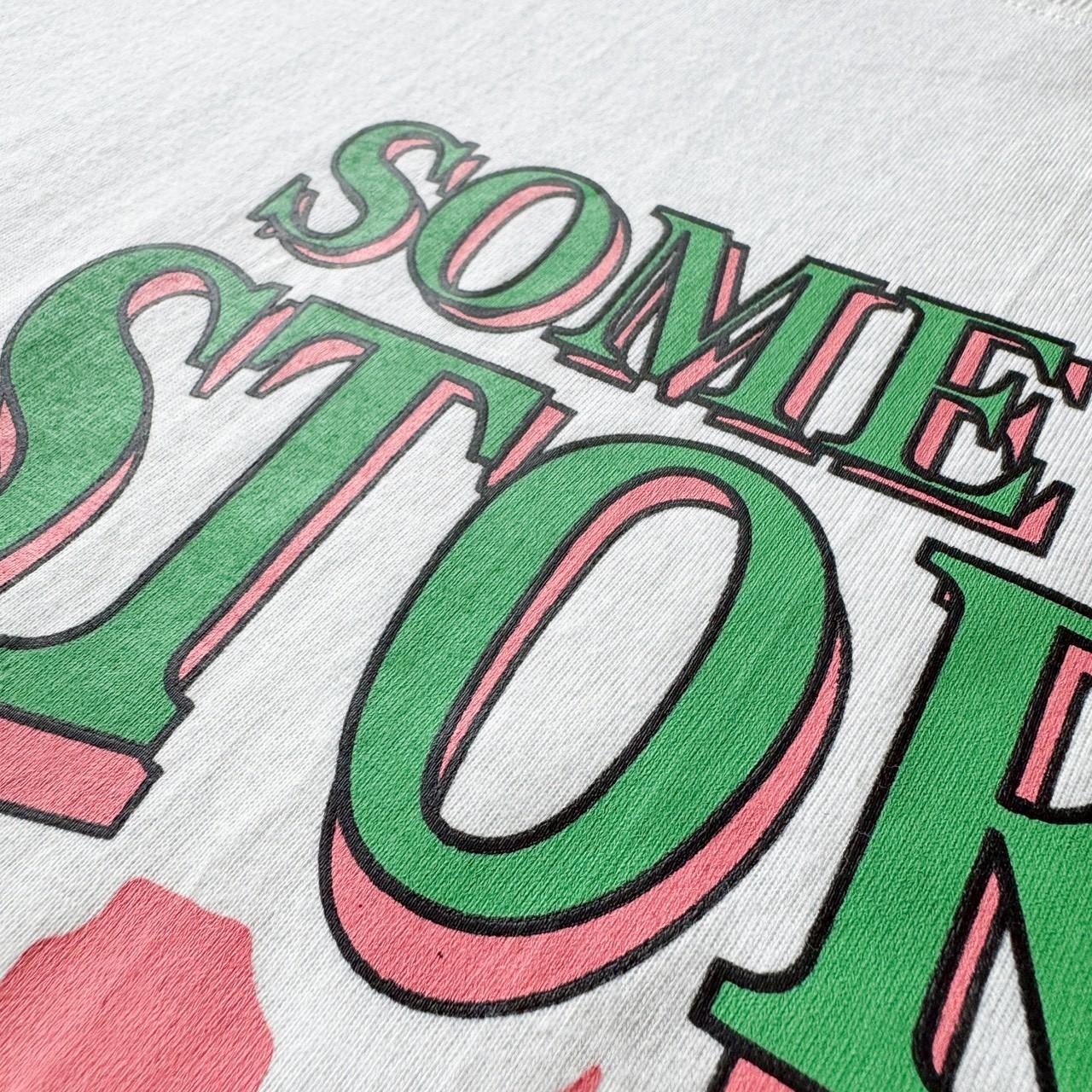 韓國短袖 格子玩偶撞色印花短T 18926