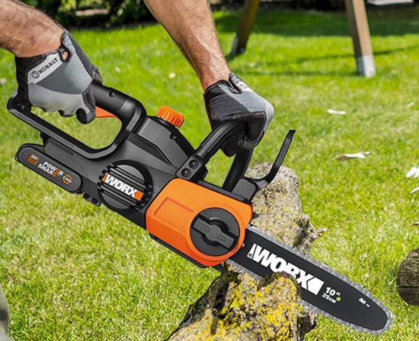 "WORX" 充電式鏈鋸250mm(10")(鋰20V)(淨機)-[WG322E.9]