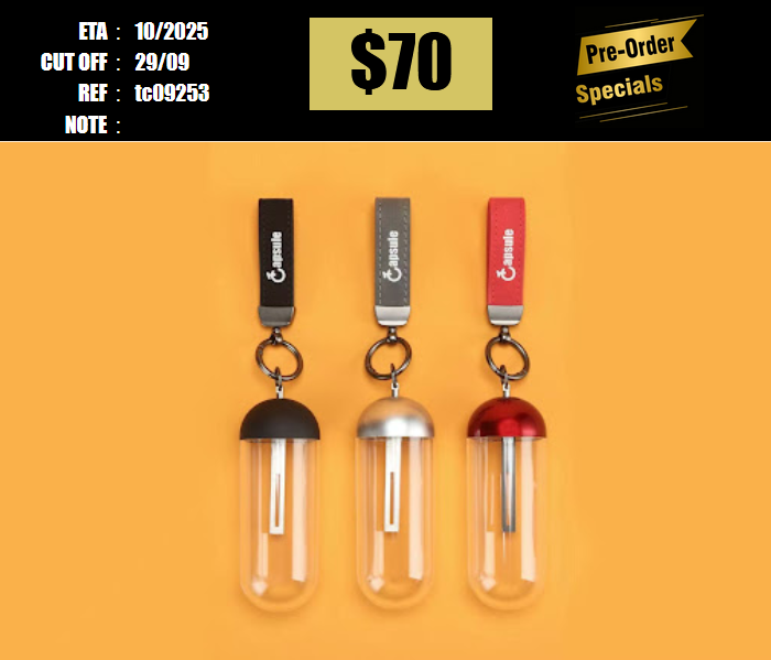 PO-$70 * TURNING CRUSH * 1:64 Model Car Capsula Series Key Ring Silver [OD25/09]