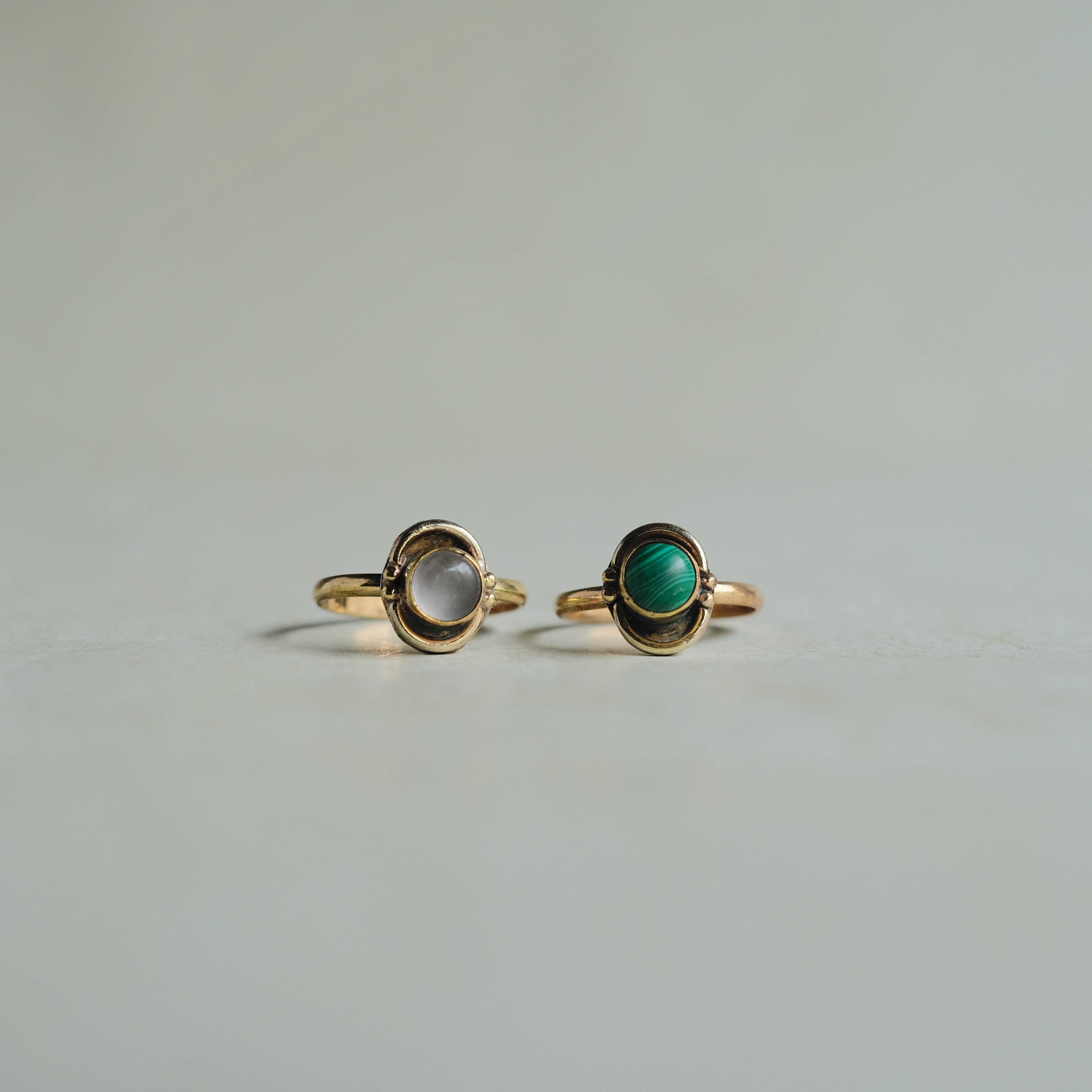 印度黃銅戒指 星雲