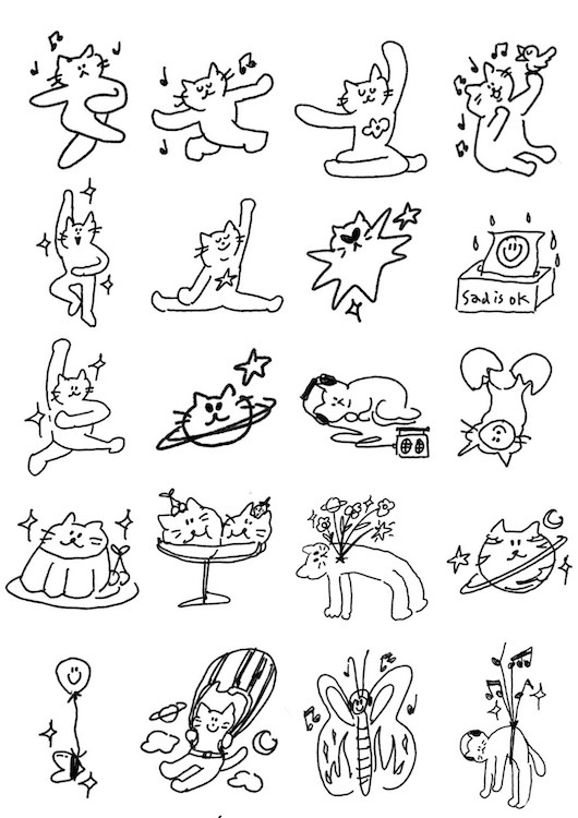 【咪室 MEOWMI TATTOO】紋身貼紙（貓貓世界 / 外星世界）