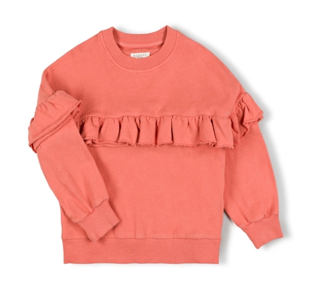 NIXNUT 波浪邊長袖上衣 Tot sweater Spice