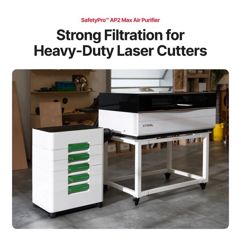 DTSL_Makeblock xTool P3_Strong Filtration for Heavy Duty Laser Cutters