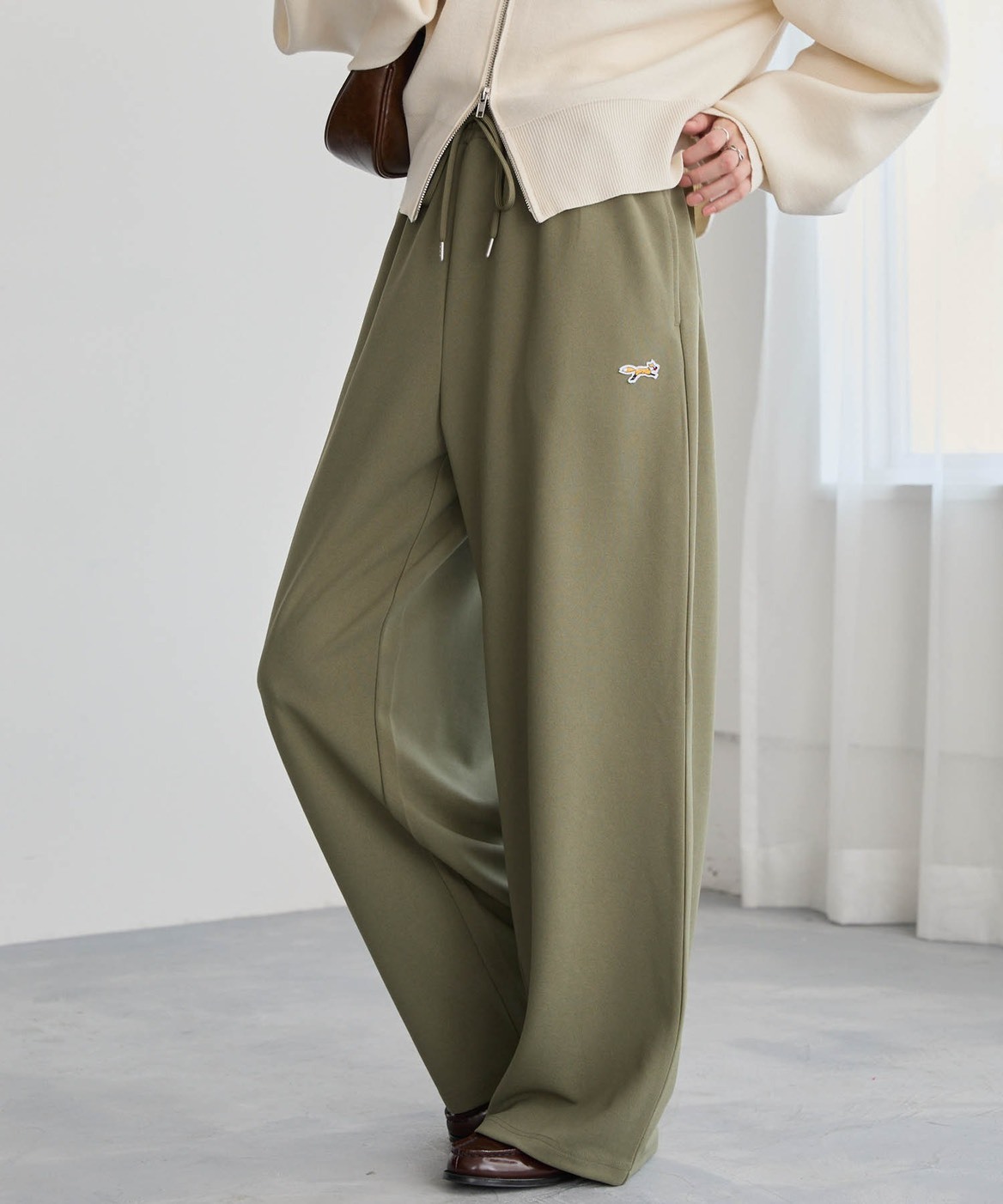 #日本限定 PENNEYS THE FOX 刺繡LOGO 抽繩休閒長褲 七色