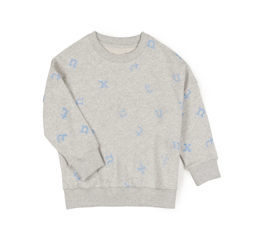 NIXNUT 字母印花長袖上衣 Stamp Sweater Grey