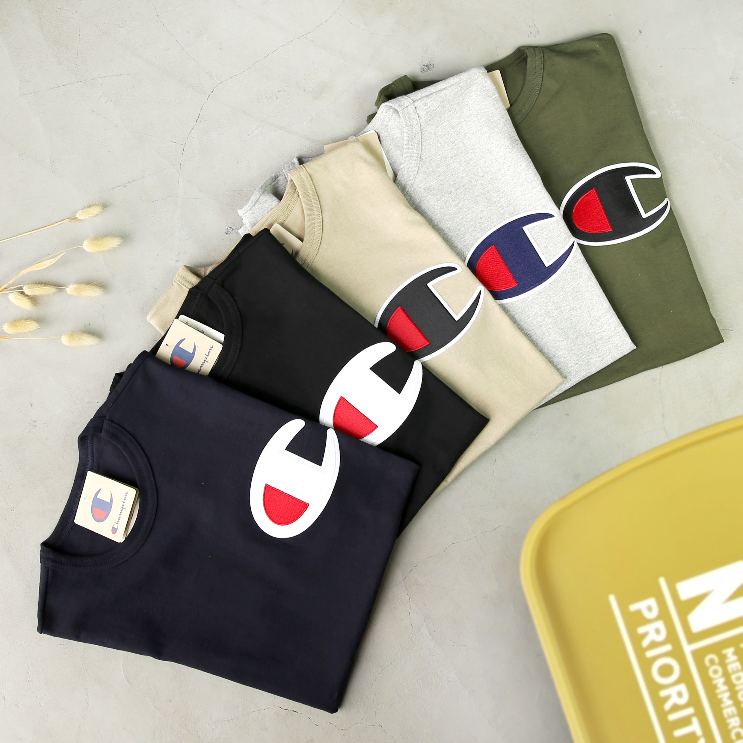 賠本出清 Champion 胸口電繡大C 草寫小logo【champion02】