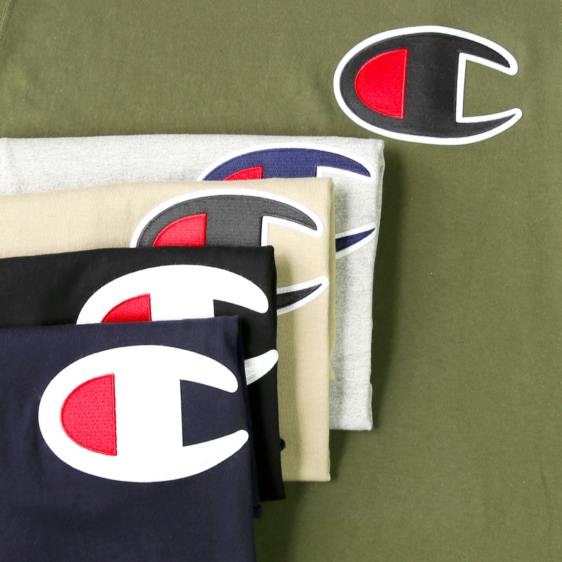 賠本出清 Champion 胸口電繡大C 草寫小logo【champion02】