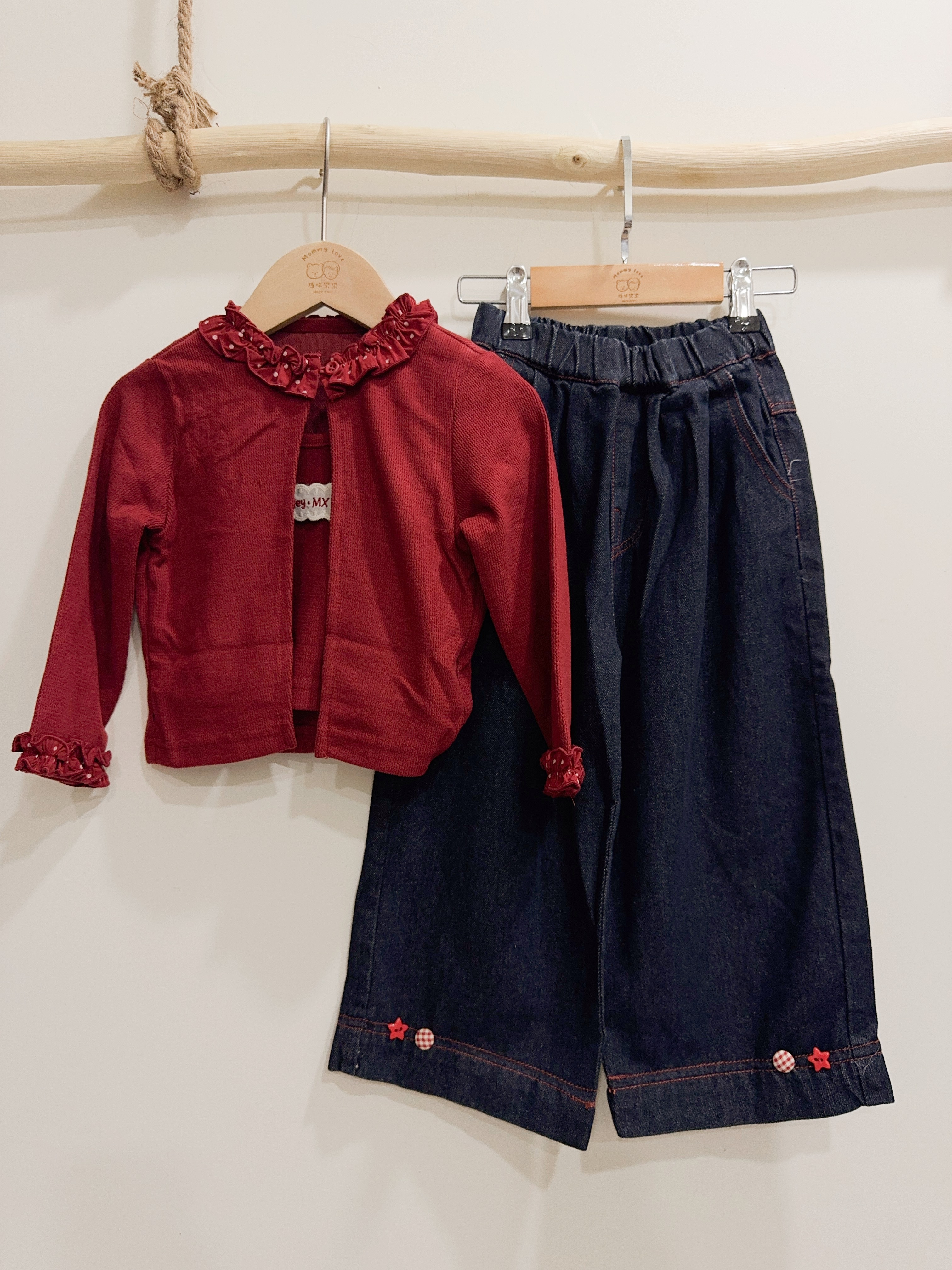 K5865紅線牛仔褲A07