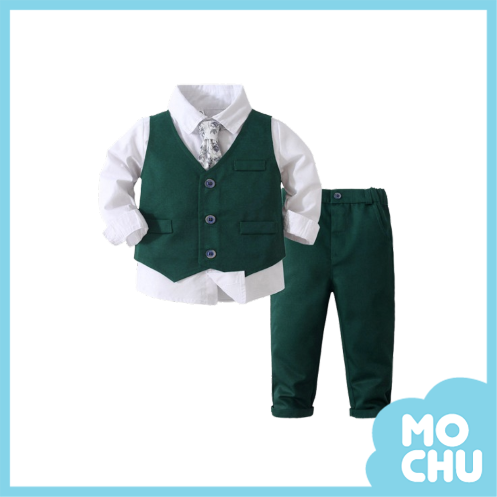 花草綠園紳士背心套裝