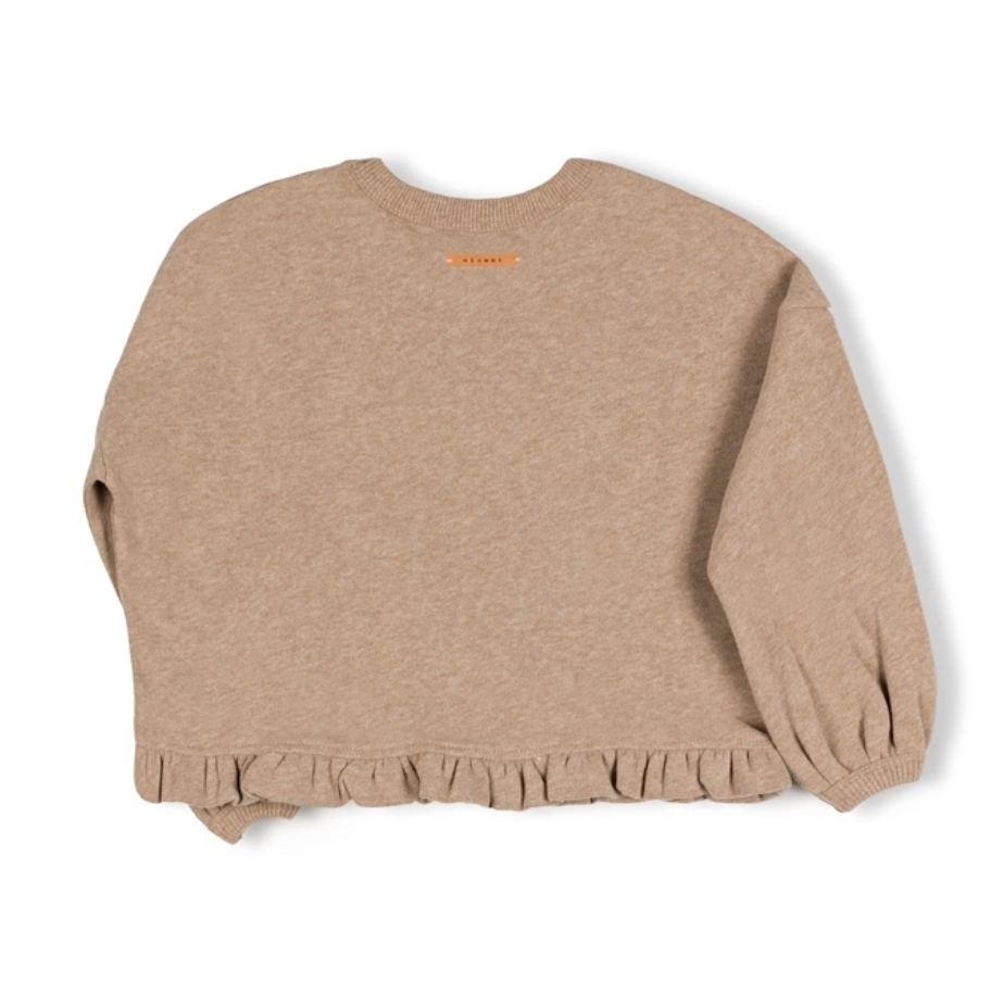 NIXNUT 荷葉邊長袖上衣 Lo Sweater Pebble