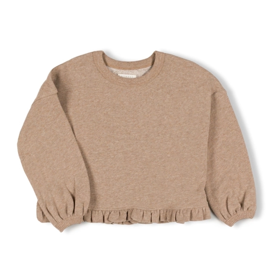 NIXNUT 荷葉邊長袖上衣 Lo Sweater Pebble