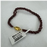 kkHTC439-01  石榴石编织手串