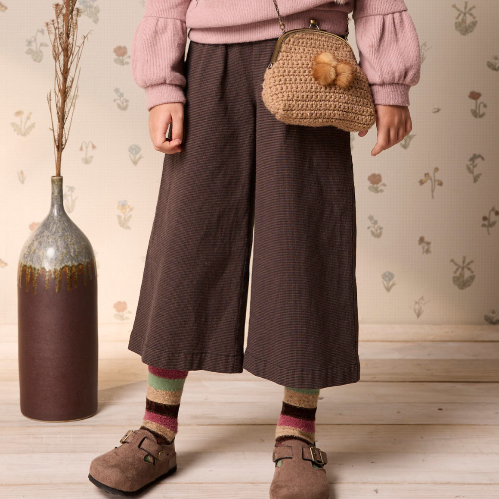 PIPPY 優雅佰搭八分寬口長褲 深灰