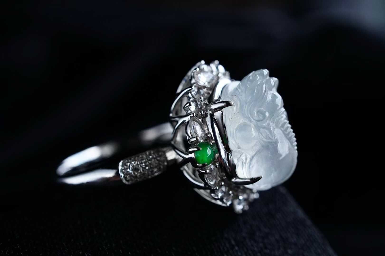 9989 翡翠貔貅戒指