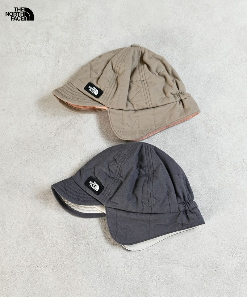 預購┃日本 THE NORTH FACE Quilted Cap Baby 嬰兒 絎縫 保暖 飛行帽 護耳帽